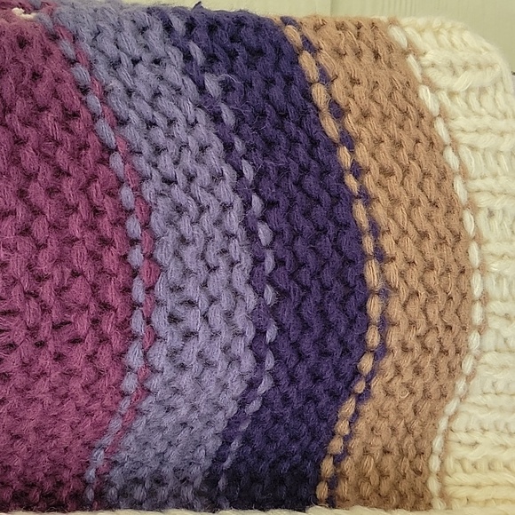 💗 THE PORTER COLLECTIVE Enya Cardigan Stripe Sweater Pockets Multi-Color OS New - Picture 6 of 12